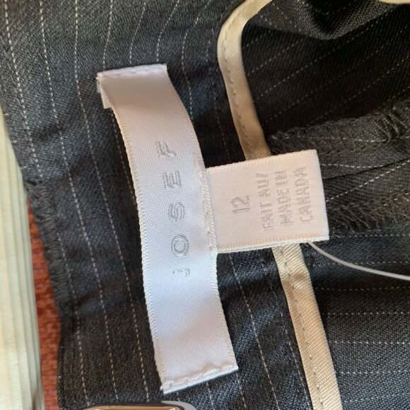 wool trowsers pinstripe // classic minimalist corporatecore - Picture 8 of 10